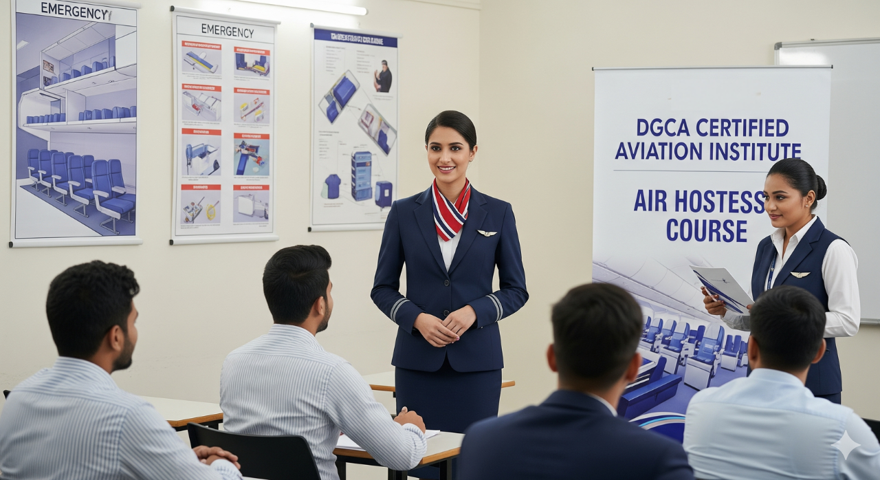 Air Hostess Course with DGCA Certified Aviation Institute